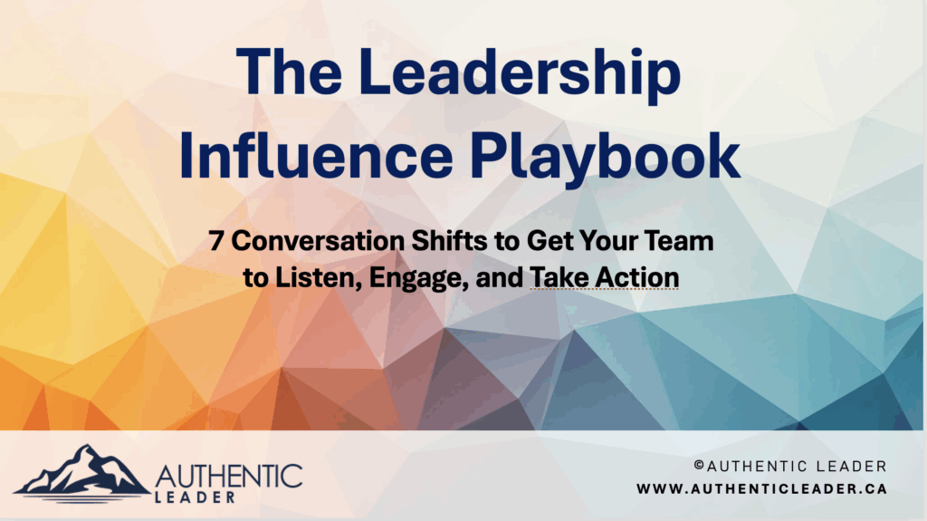 Leadership guide on conversation shifts for team engagement.